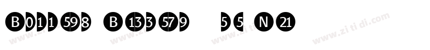 Bullets Bannertype N字体转换